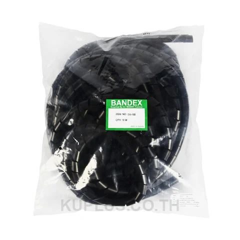 BANDEX SW-24B Spiral Wrapping Band 24 mm, Black