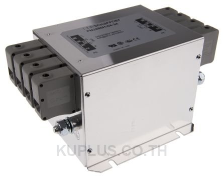 Schaffner FN 3280 Series 64A 520 V ac 60Hz Flange Mount RFI Filter, with Screw Terminals