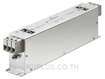 Schaffner FN 3258 Series 100A 3 x 520/300 V ac 0 - 60Hz Chassis Mount RFI Filter, with Terminal Block Terminals