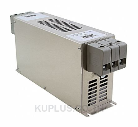 Schaffner FN3268 Series 75A 3 x 520/300 V ac 0 - 60Hz Chassis Mount EMI Filter, with Terminal Block Terminals
