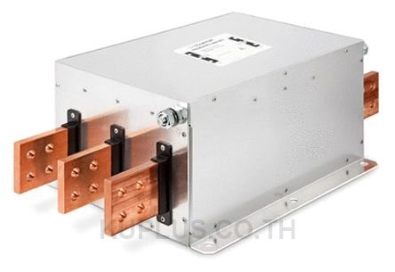 Schaffner FN3359 Series 600A 3 x 520/300 V ac 0 - 60Hz Chassis Mount RFI Filter, with Tab Terminals 3 Phase
