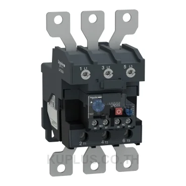 โอเวอร์โหลดรีเลย์ความร้อน (Thermal Overload Relay) Schneider TeSys D LRD33696 ช่วงปรับกระแส 110-140A หน้าสัมผัสช่วย 1NO+1NC ขั้วต่อแบบLugs (หางปลา) ใช้กับ LC1D115-D150