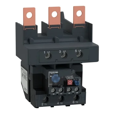 โอเวอร์โหลดรีเลย์ความร้อน (Thermal Overload Relay) Schneider TeSys D LRD4369 ช่วงปรับกระแส 110-140A หน้าสัมผัสช่วย 1NO+1NC ใช้กับ LC1 D150A
