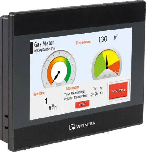 MT8071iP Weintek HMI 7 Inch Touch Panel, Built-in Ethernet