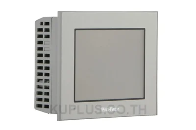 5.7-inch TFT, 65,536 colors, QVGA 320 x 240 pixels, Analog Touch Panel, Ethernet I/F, COM x 2, USB A/mini-B I/F x 1 each, Secondary Back-up Battery, DC24V, Coated Model