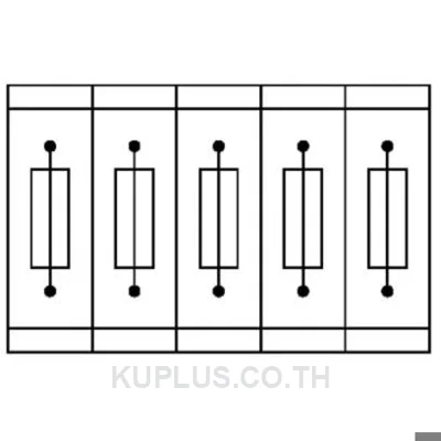 Phoenix Contact 3211905 PT 4-HESILED 24 (5X20) BU/BU - Fuse modular terminal block