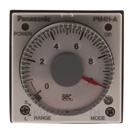 Panasonic ON Delay Single Timer Relay, Screw, 1 s - 500 h, DPDT, 2 Contacts, SPDT, 100 - 240 V ac