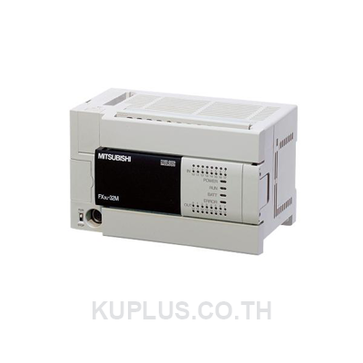 PLC, FX3U Base Unit AC 100-240 V; 16 inputs  DC 24V; 16 triac outputs