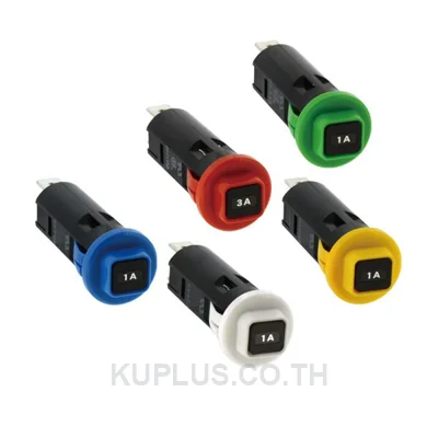 NRF210R-5A, เซอร์กิตโปรเทคเตอร์ (Circuit Protector) IDEC NRF 2 โพล 5A รหัส R