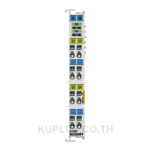 EL4004 EtherCAT Terminal, 4-channel analog output, voltage, 0…10 V, 12 bit