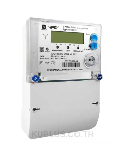 IPG Digital Watt hour meter ดิจิตัล ดิจิตอล มิเตอร์ 5(100)A SM2-3 electronic 3เฟส 4สาย