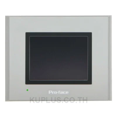 5.7-inch TFT, 65,536 colors, QVGA 320 x 240 pixels, Analog Touch Panel, Ethernet I/F, COM x 2, USB A/mini-B I/F x 1 each, Secondary Back-up Battery, DC24V, Coated Model