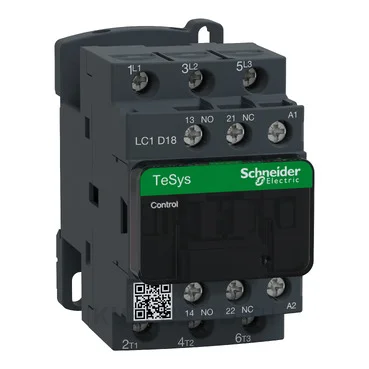 Contactor, 3 Poles, 3NO, 18A @ 440V, 220V Coil