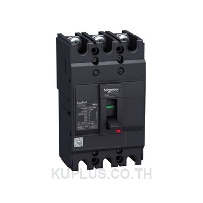 circuit breaker,EasyPact EZC100H ,TMD, 50A ,3 poles 3d