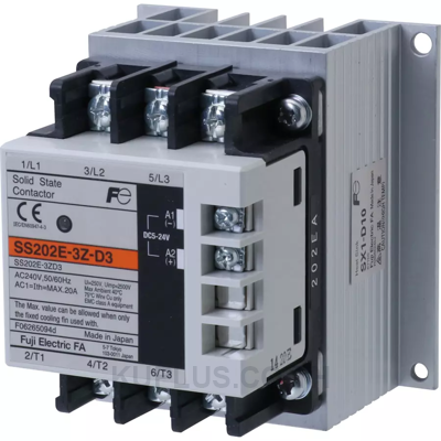 SS202E-3Z-D3/F  Fuji Electric Solid State Contactor แบบ 3 เฟส ควบคุมโหลดฮีตเตอร์