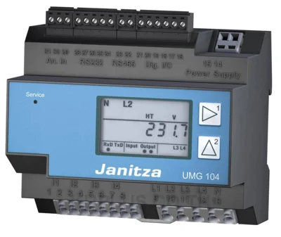 Janitza UMG 104 Multi-function Energy Analyzer (True-RMS)