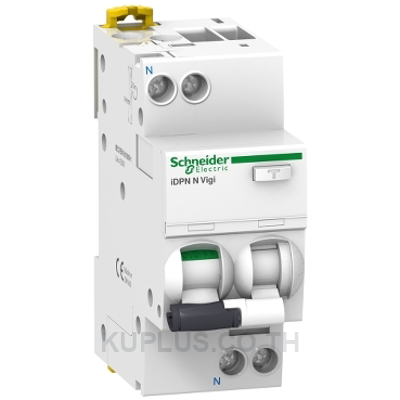 Residual current breaker with overcurrent protection (RCBO), Acti9 iDPN N Vigi, 1P+N, 10A, C curve, 6000A, AC type, 30mA