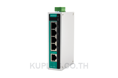 Unmanaged Ethernet switch with 5 10/100BaseT(X) ports, -40?to?75Â°C operating?temperature