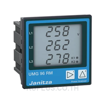 Janitza UMG 96RM Power Analyzer (True-RMS, Harmonics 1-40, MEA Zero Export List)