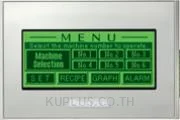 3.4” monochrome, 16 levels of grayscale, 3-color LED backlight  Green/Orange/Red , RS-485  isolated , USB A/mini B, DC24V